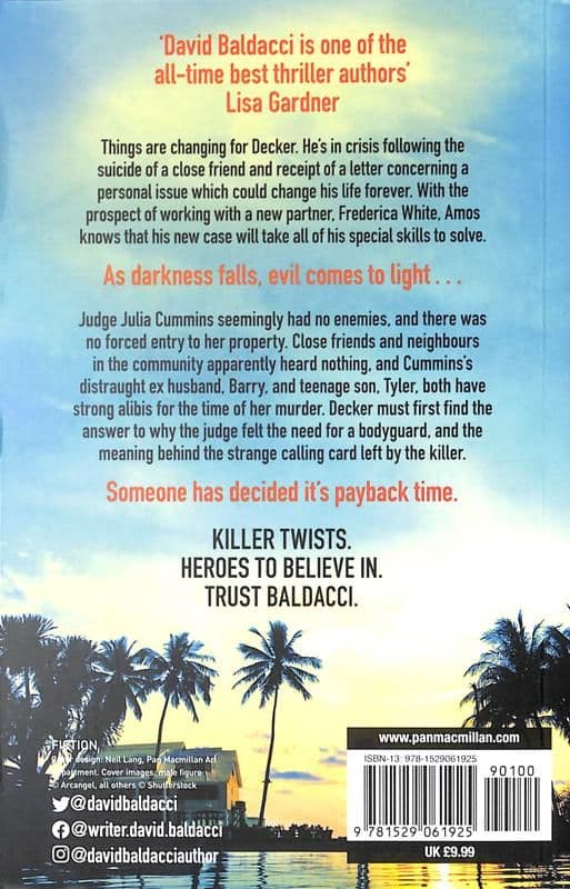 David Baldacci Long Shadows Amos Decker Book 7 BookWise Online
